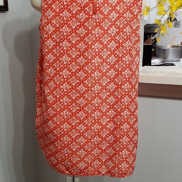 MICHAEL KORS sleevless orange blouse. Size large. 6" exposed zipper.‎ - Picture 5 of 9